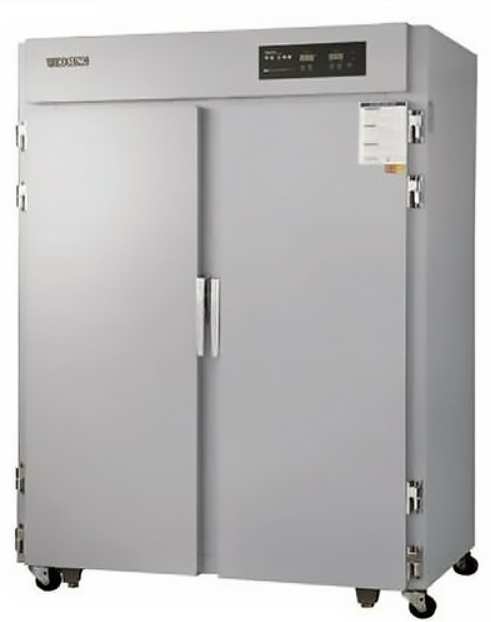 열풍 전기 소독기 작동 모습