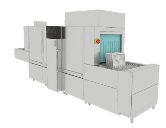 플라이트 세척기 작동 모습